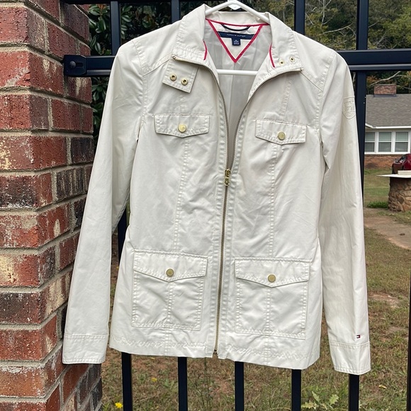 Tommy Hilfiger Jacket Cream Color Gold 